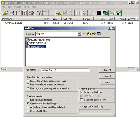 When it asks you if you want to replace the previous file, say "Yes". You should now have a text file with a reasonable length.